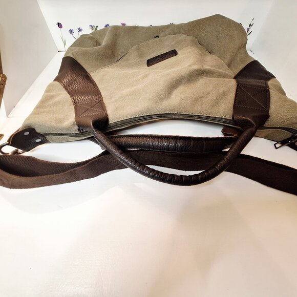 Classic Fashion Genovo Style Canvas Hobo Tote - Picture 4 of 9